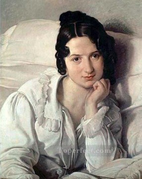 フランチェスコ・ヘイズ Painting - カロリーナ・ズッキの肖像 ロマン主義 フランチェスコ・ヘイズ